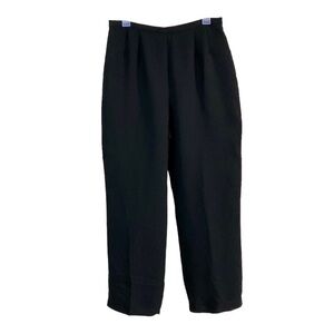 Coldwater Creek Black Slacks Trousers Pants Size 12